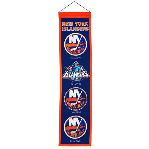 New York Islanders heritage banner celebrating team history