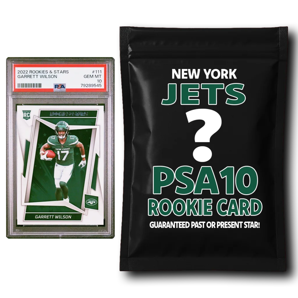 New York Jets Garrett Wilson PSA 10 Gem Mint Rookie Card Slab