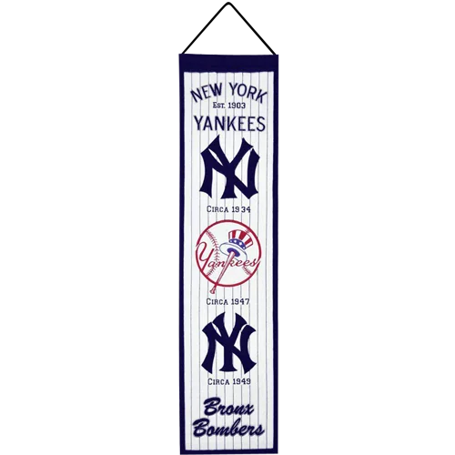 New York Yankees heritage banner classic team pride pennant