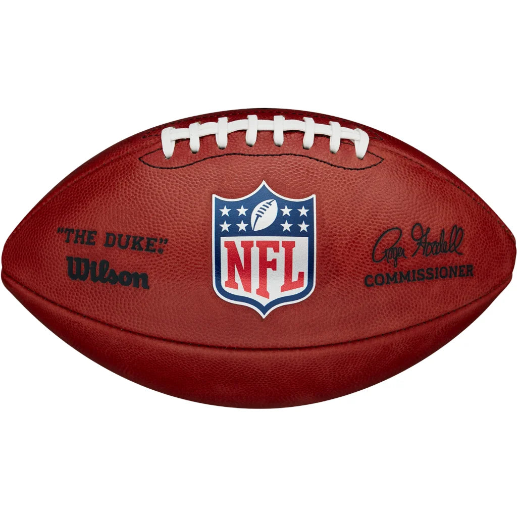 Official NFL Game Ball Wilson The Duke brown leather football