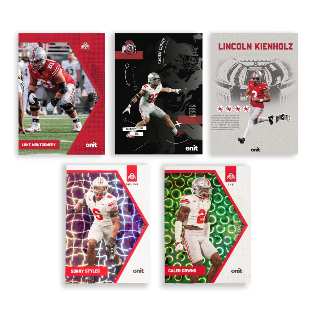 Ohio State trading cards single pack 2025 Buckeyes collection