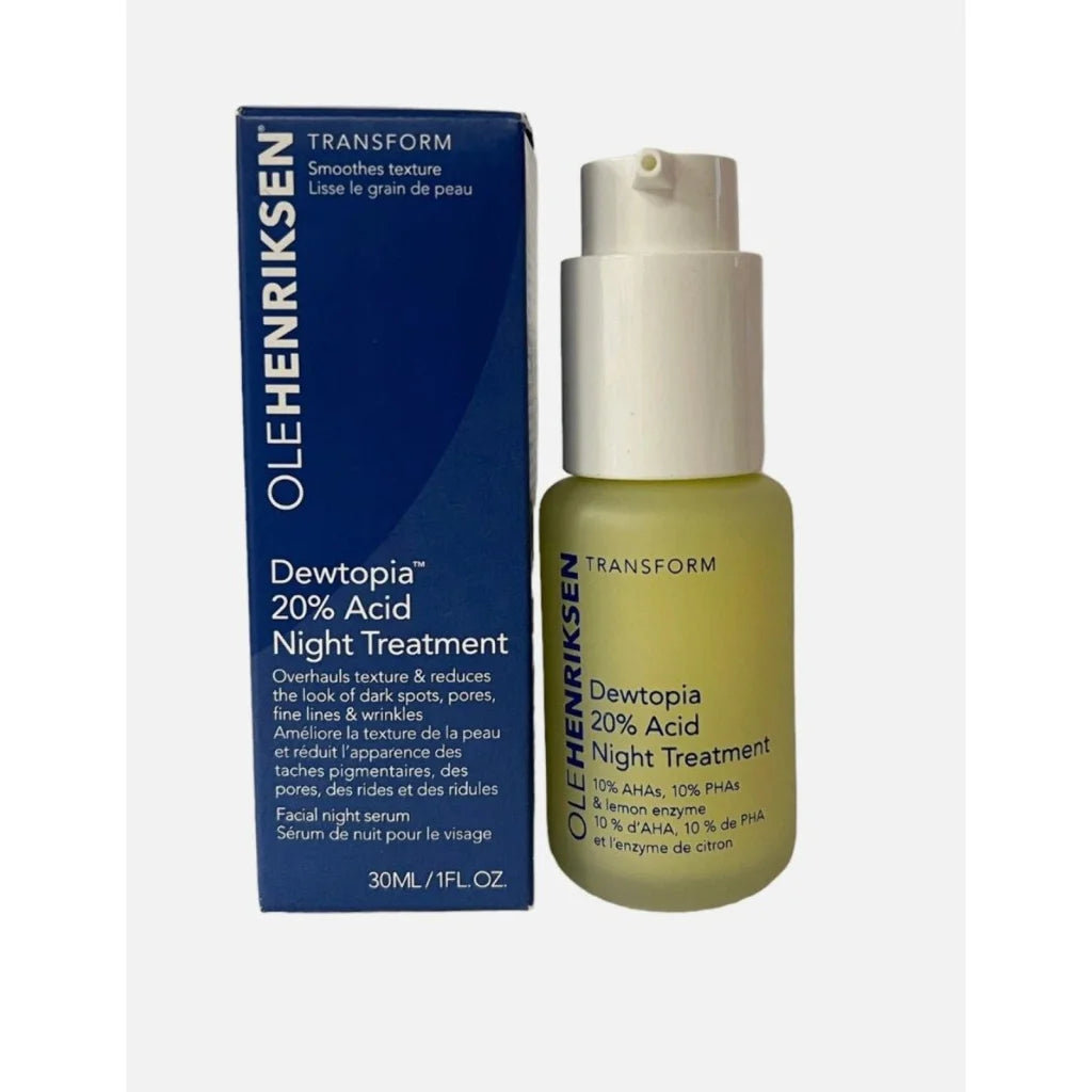 Ole Henriksen Transform Dewtopia 20% acid night treatment serum