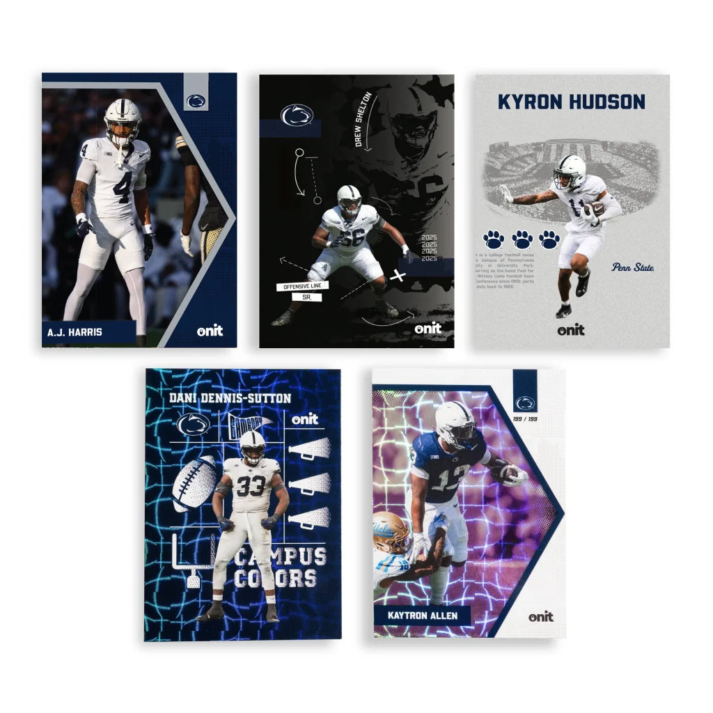 Penn State Platinum Box with guaranteed autograph football trading cards