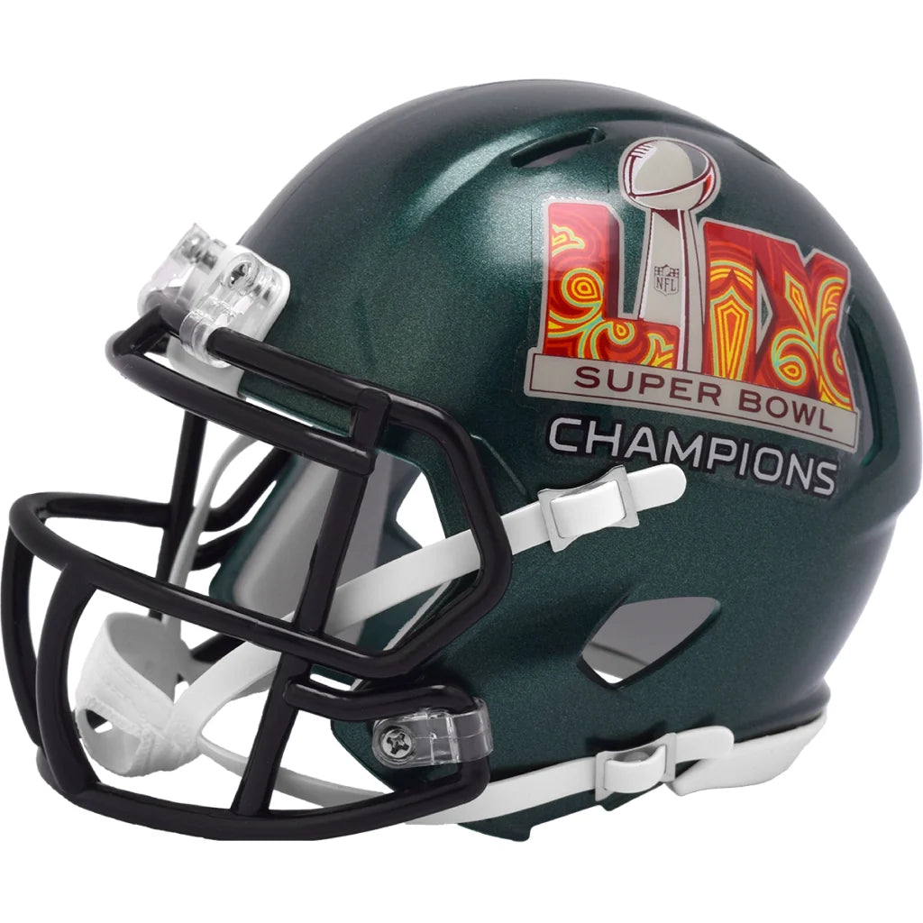 Philadelphia Eagles speed mini green Riddell Super Bowl LIV helmet