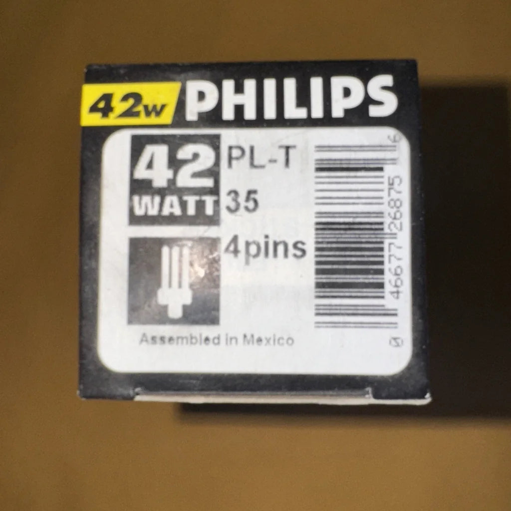 Philips 42W 4-pin compact fluorescent bulb in black box GX24q-4