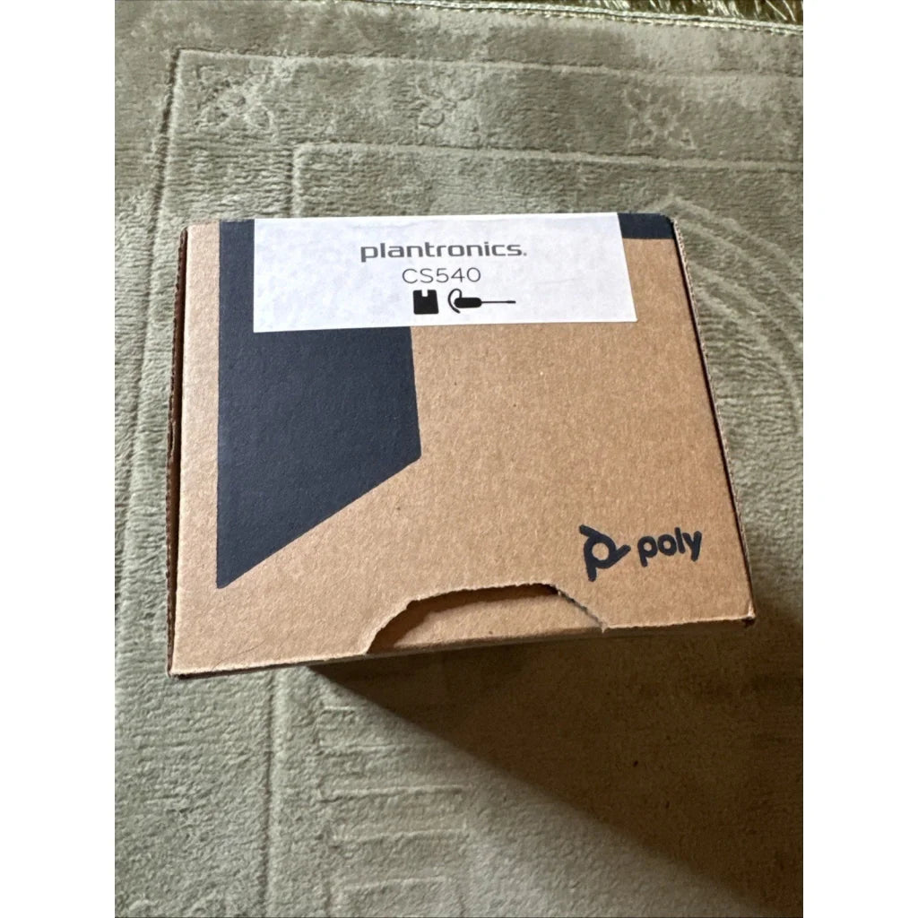 Plantronics CS540 convertible wireless headset in brown box