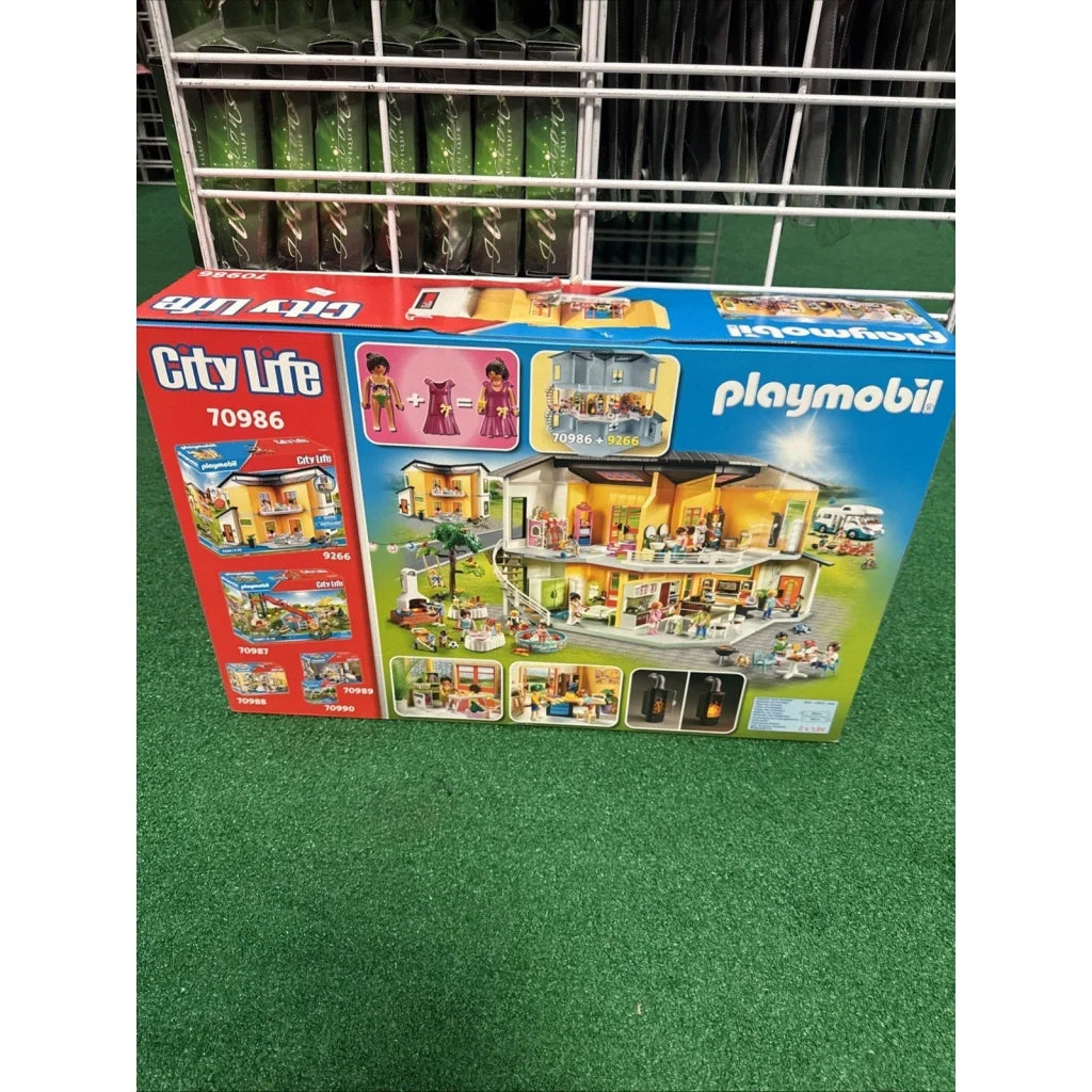 Playmobil 70986 modern doll house floor extension with apartment building