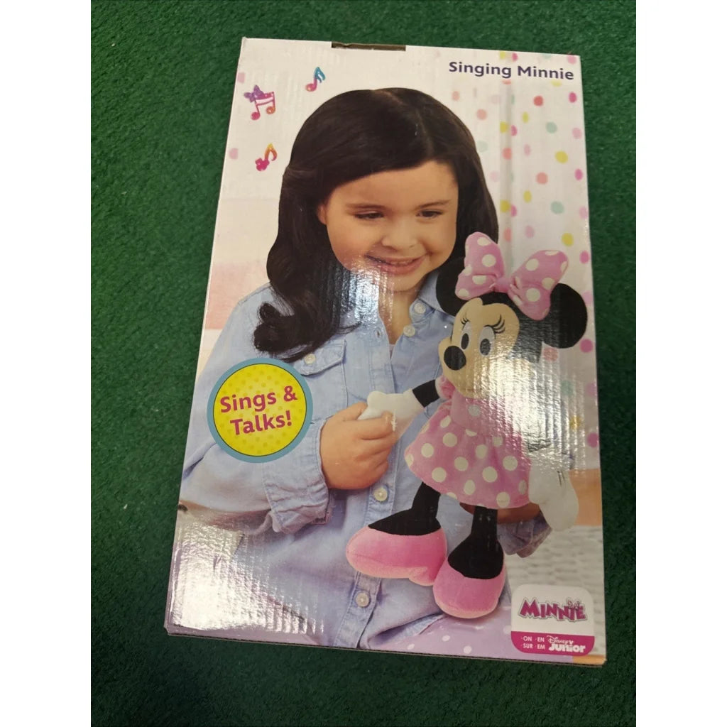 Pink polka-dot Disney Minnie Mouse Happy Helpers 12-inch plush in box