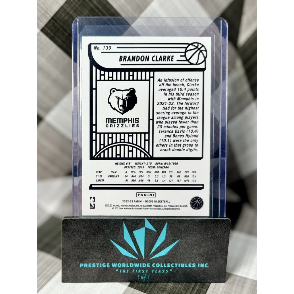 Premium 2023 Panini Basketball Card Display from Prestige Worldwide Collectibles