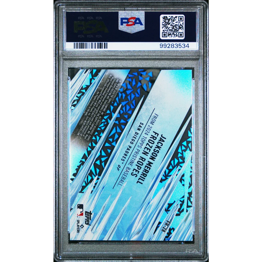 Graded PSA 10 Jackson Merrill Frozen Ropes Rookie Baseball Card GEM MINT