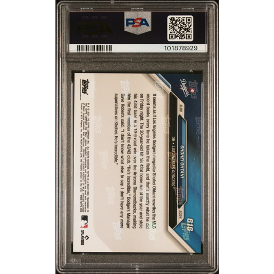 1987 Donruss PSA 6.5 graded baseball card of player in action