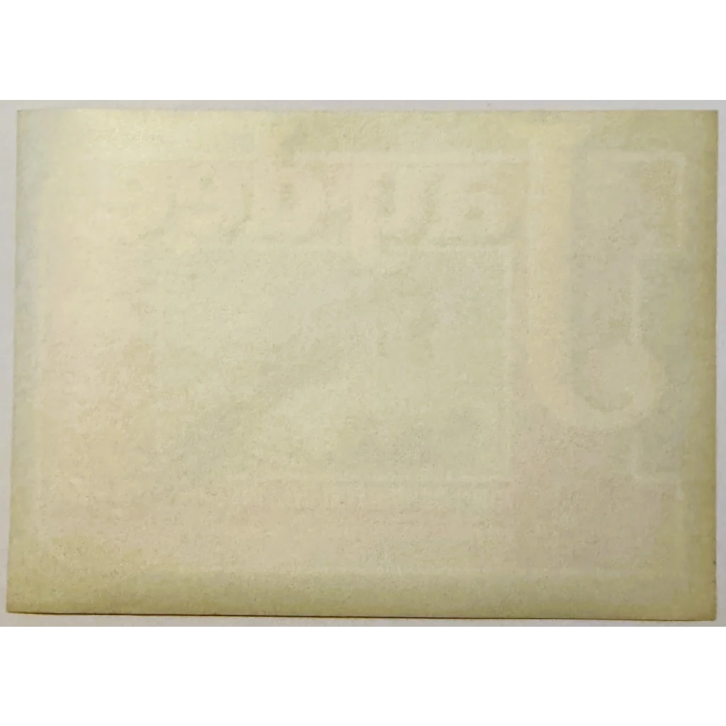 Faded worn paper sheet from Rare 1950s Jay-Dee Veggie Label, John Demartini style