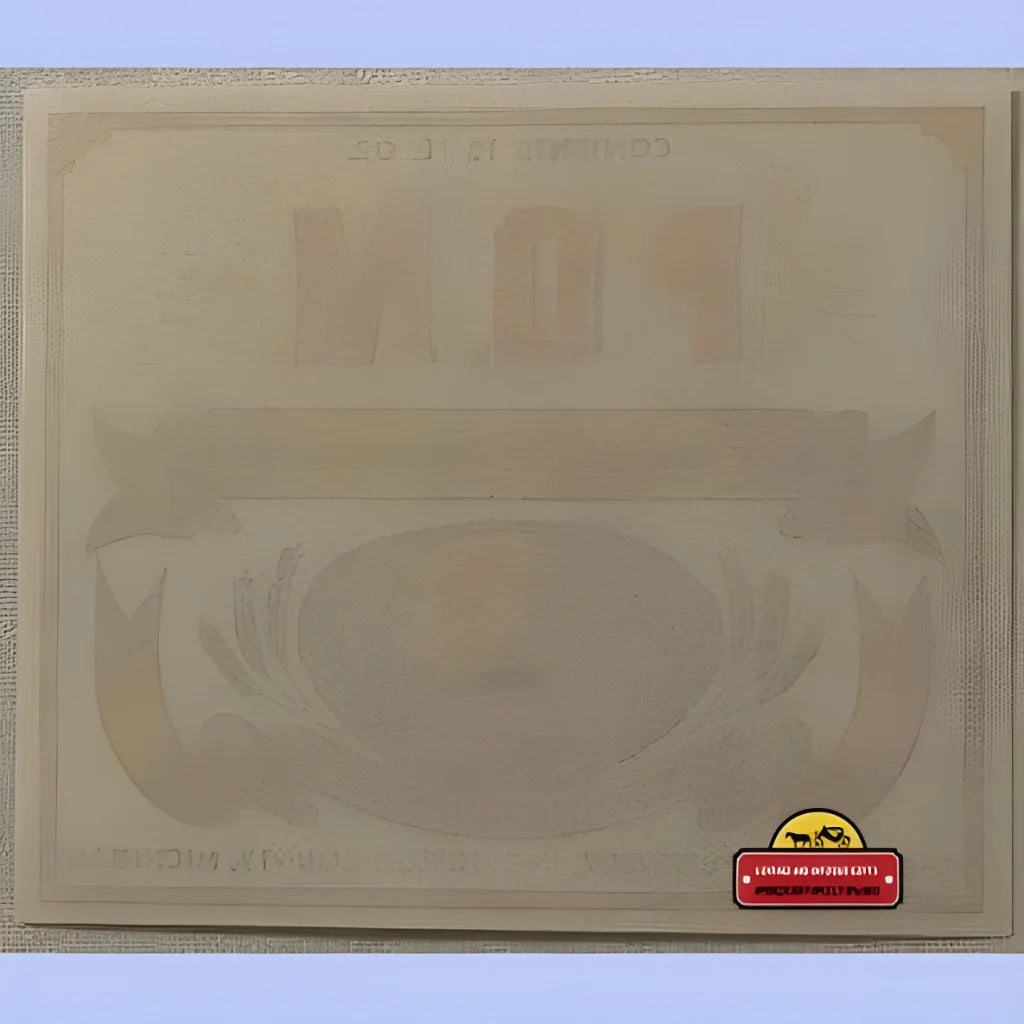 Compact disc case with a faded cover of Rare 1950s Michigan Beer label collectible