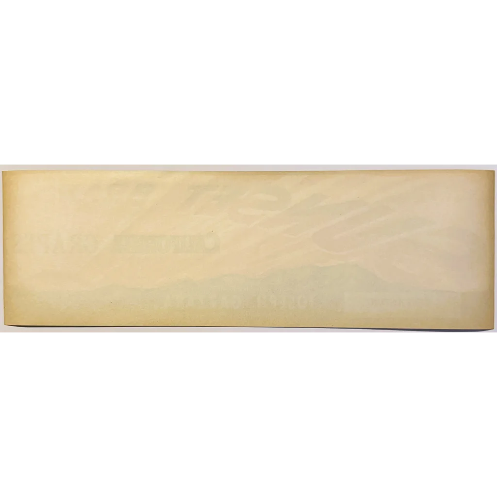 Rectangular off-white paper from San Joaquin Valley Zinfandel crate by Joseph Gazzara