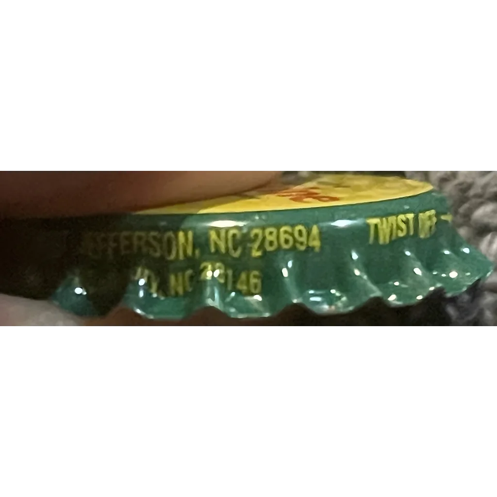 Rare 1980s Cheerwine bottle cap with text and ridged edges for collectors