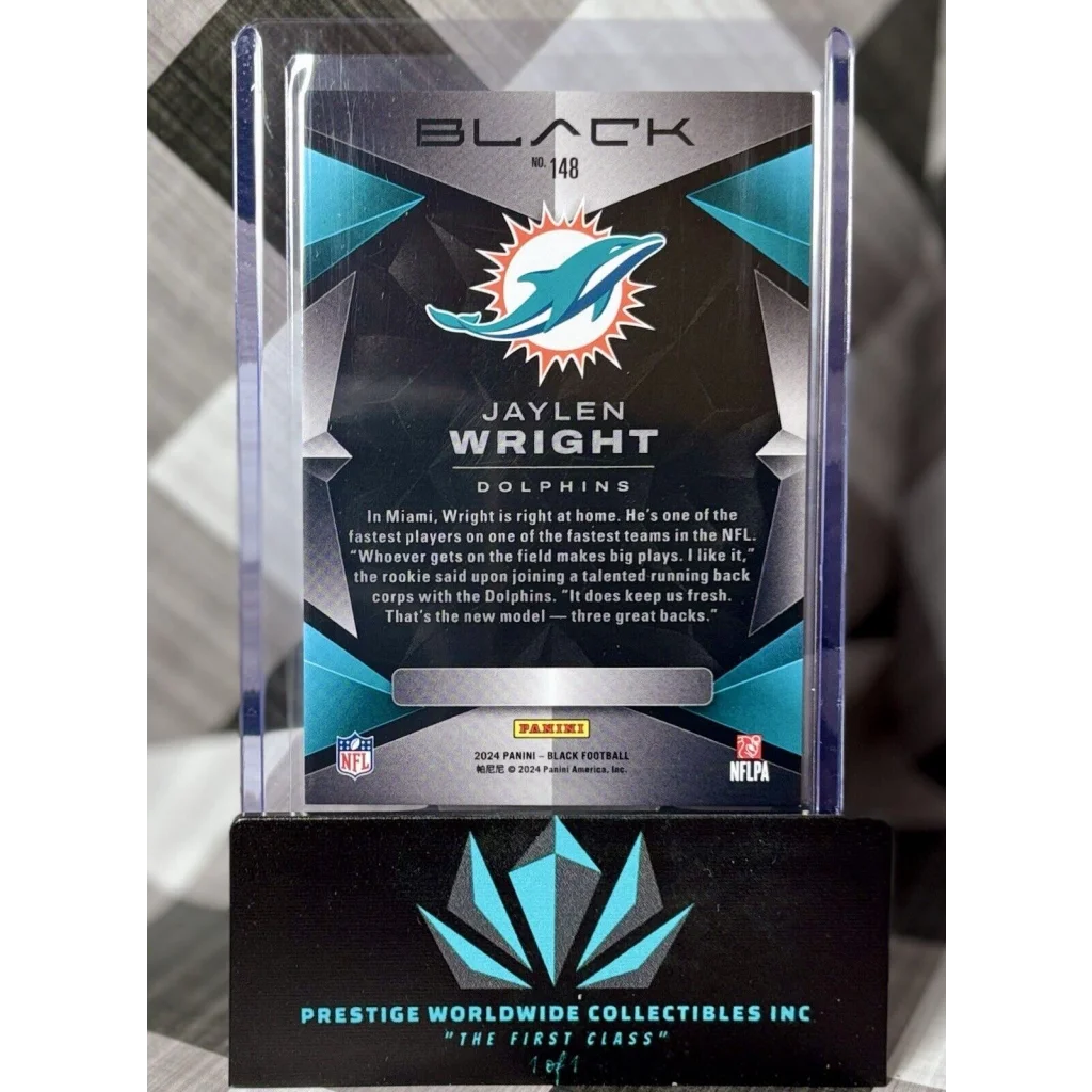 Rare 2014 Prestige Black Football Card from Prestige Worldwide Collectibles