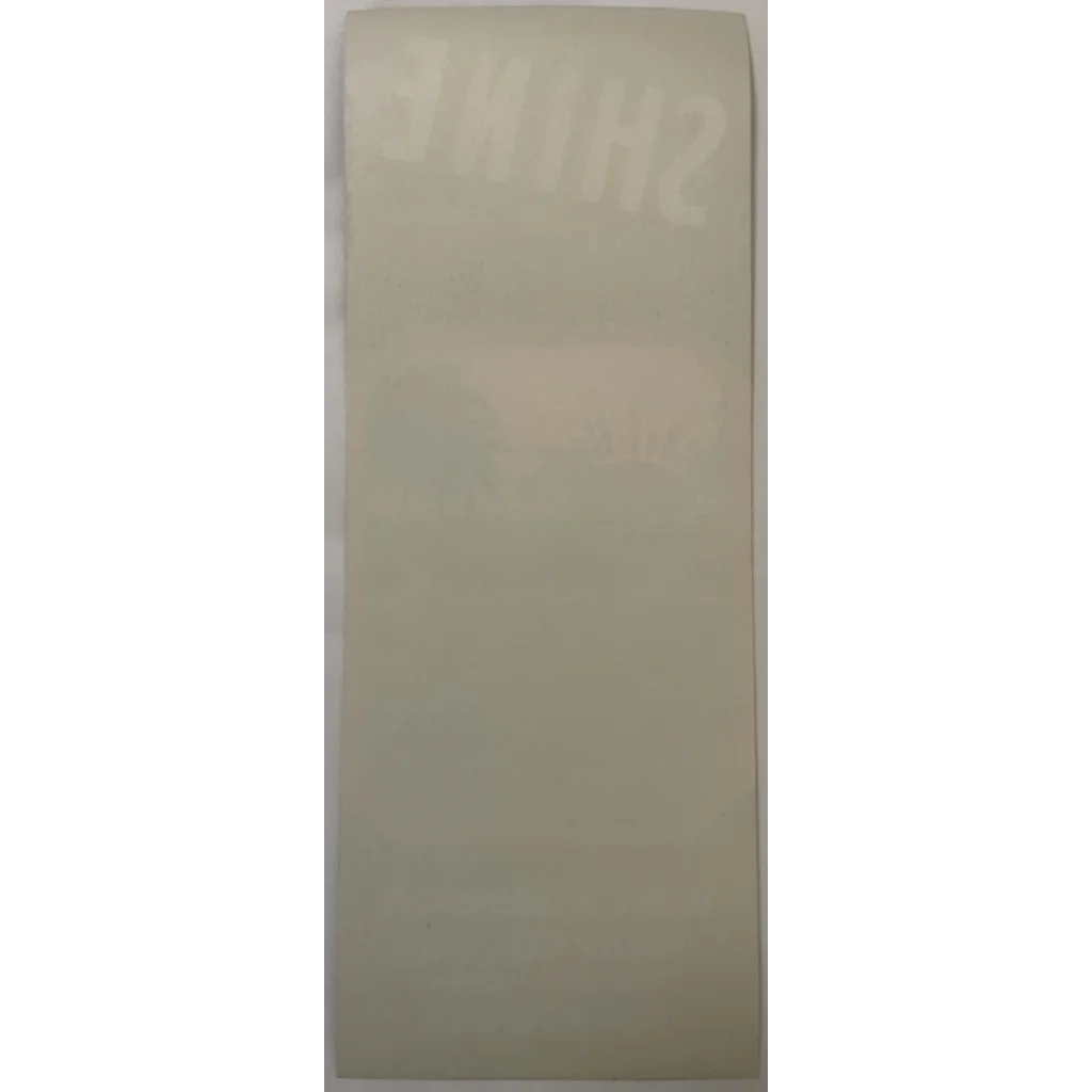 Rectangular off-white envelope for the Rare 1940s Orlando Shine Crate Label collectible