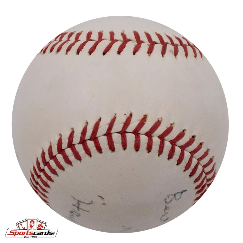 Rare Hank Severeid signed 1963 baseball with Beckett authentication