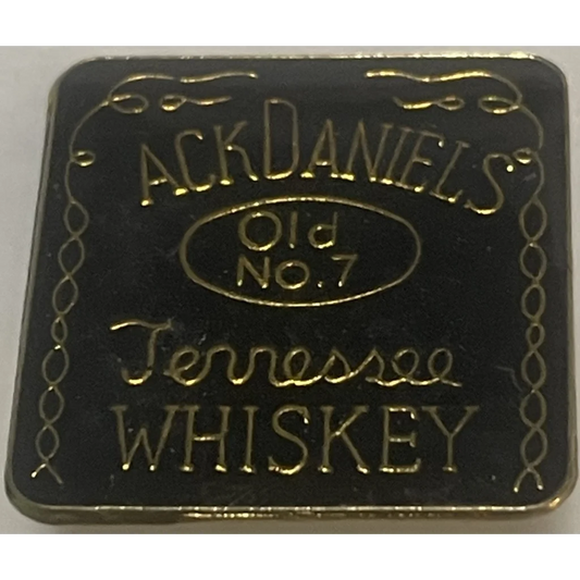Rare Misprint Vintage Jack Daniels Old No. 7 Whiskey Enamel Pin Unique! Collectibles Antique Beer and Alcohol