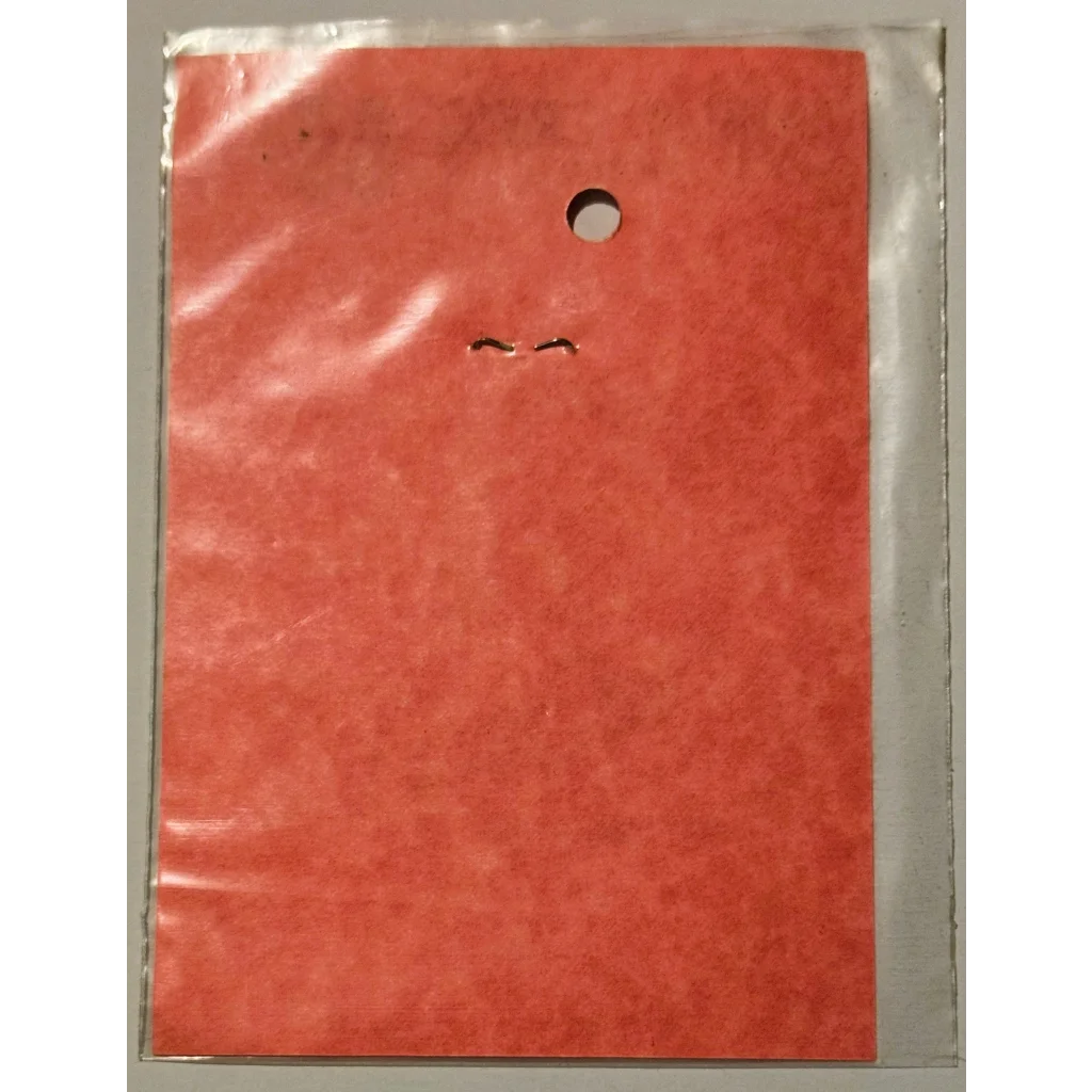 Red card in plastic packaging from Rare Vintage 1960s LPN sticker collection great for vintage 1960s licensed fans