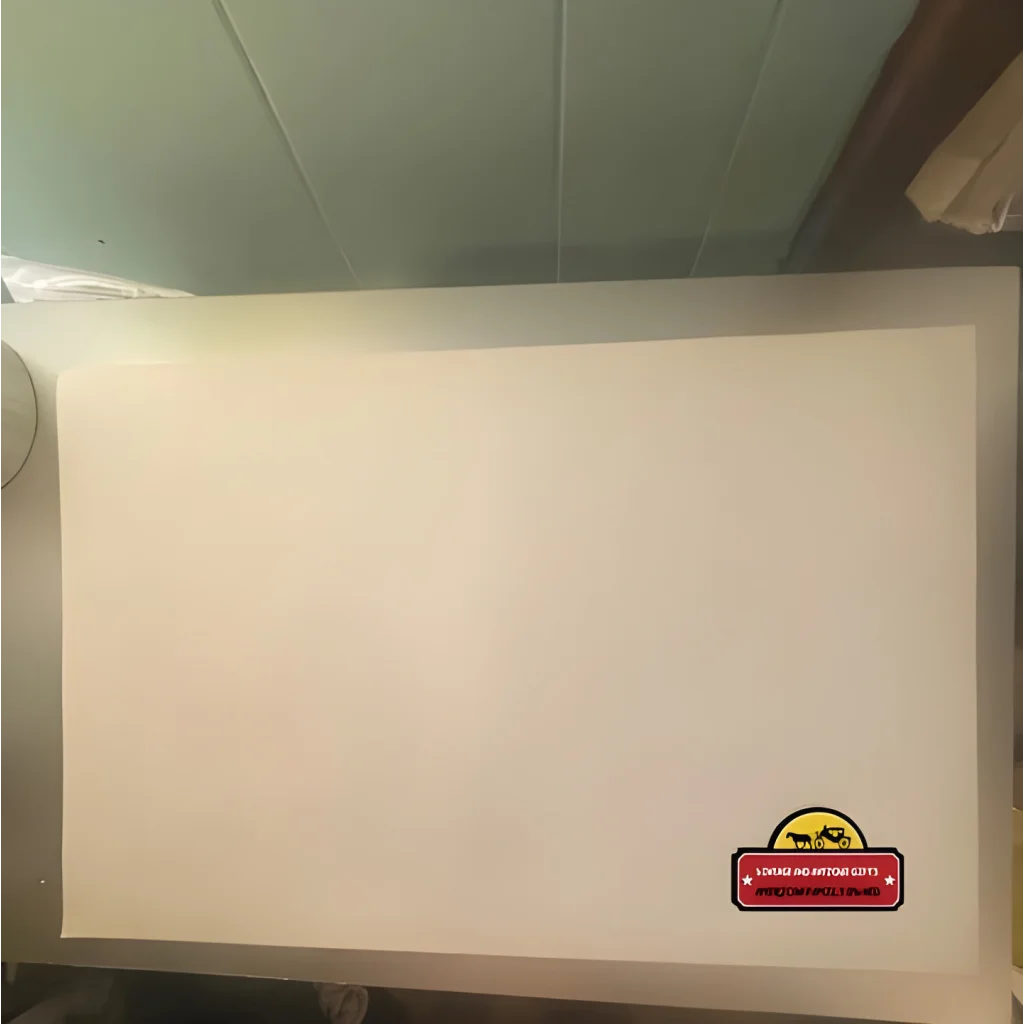 Blank white canvas with San Ramon logo, perfect for showcasing vintage movie posters