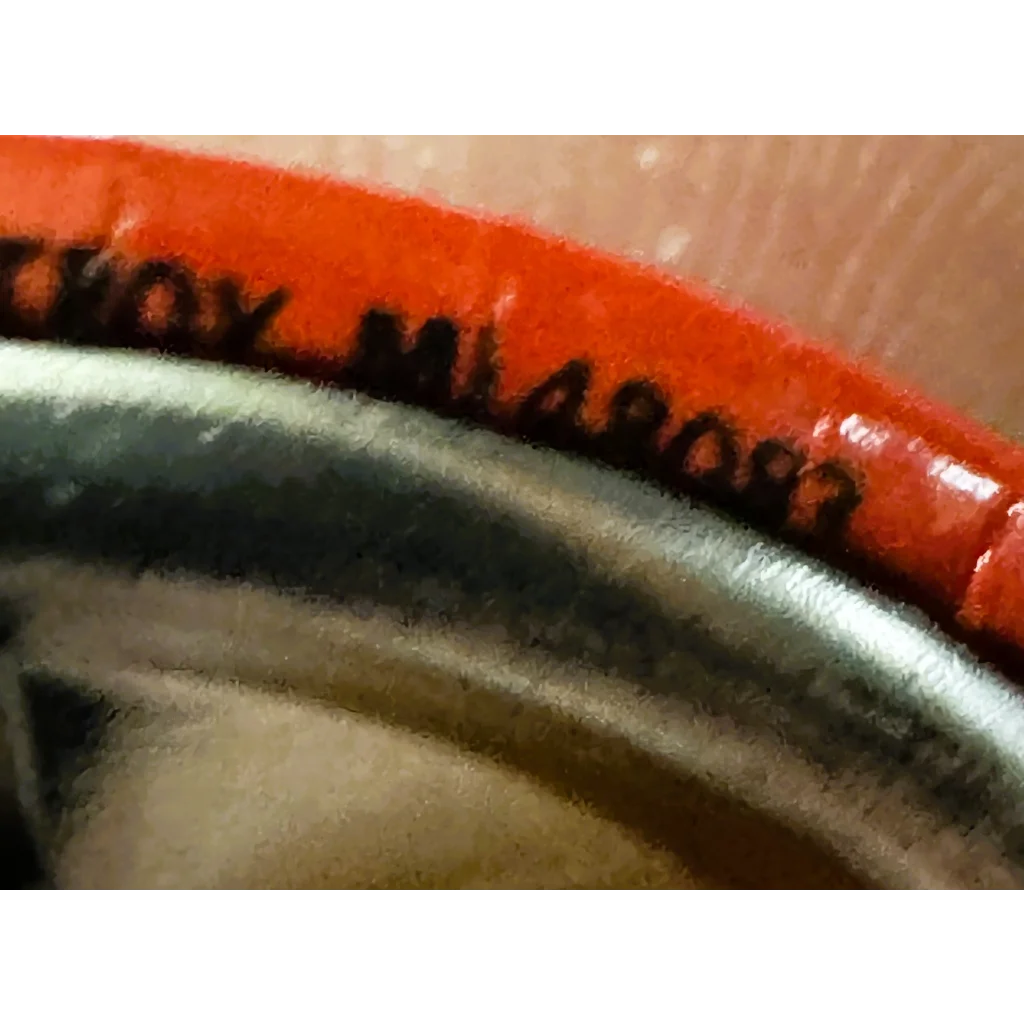 Rare vintage Shredder movie pin from 1990 TMNT film with Knox Mirror text