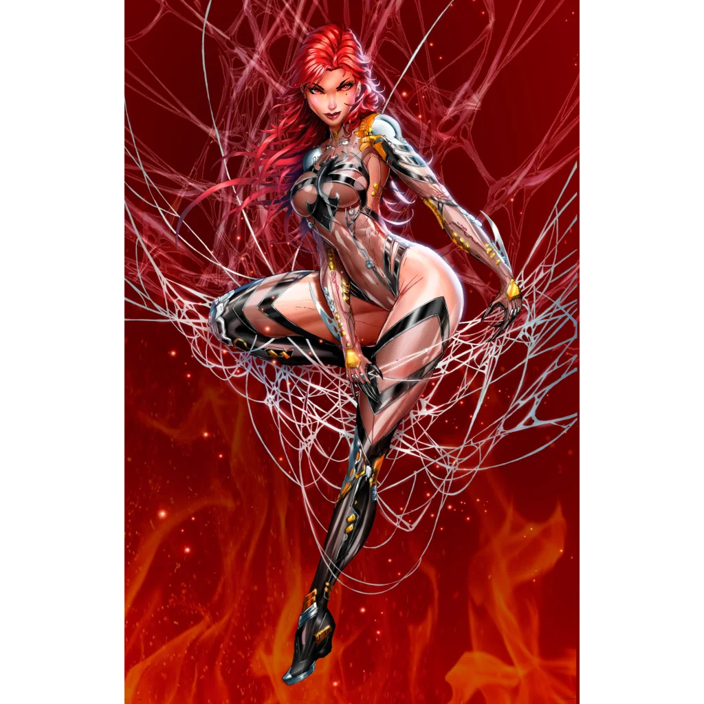 Red haired hero NYCC naughty metal exclusive by Jamie Tyndall