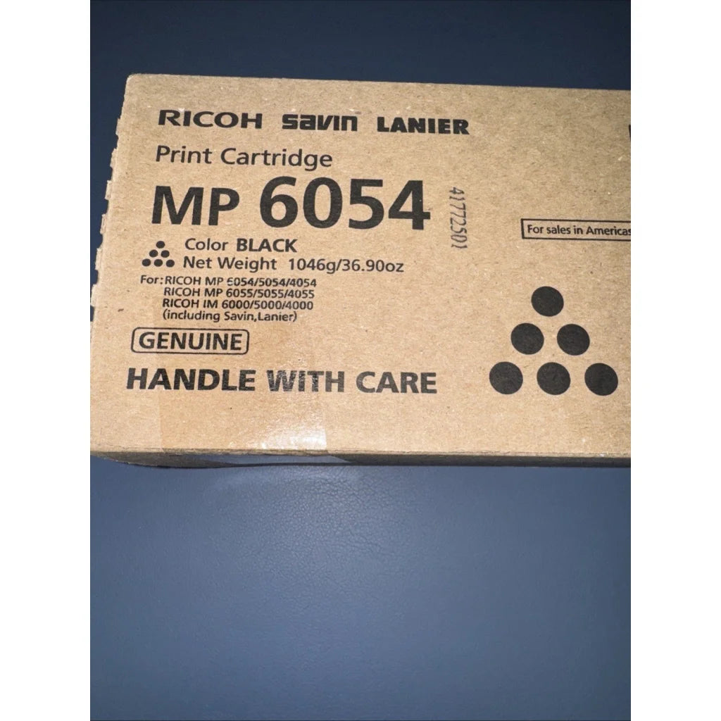 Genuine Ricoh Savin MP 6054 black print cartridge new in box
