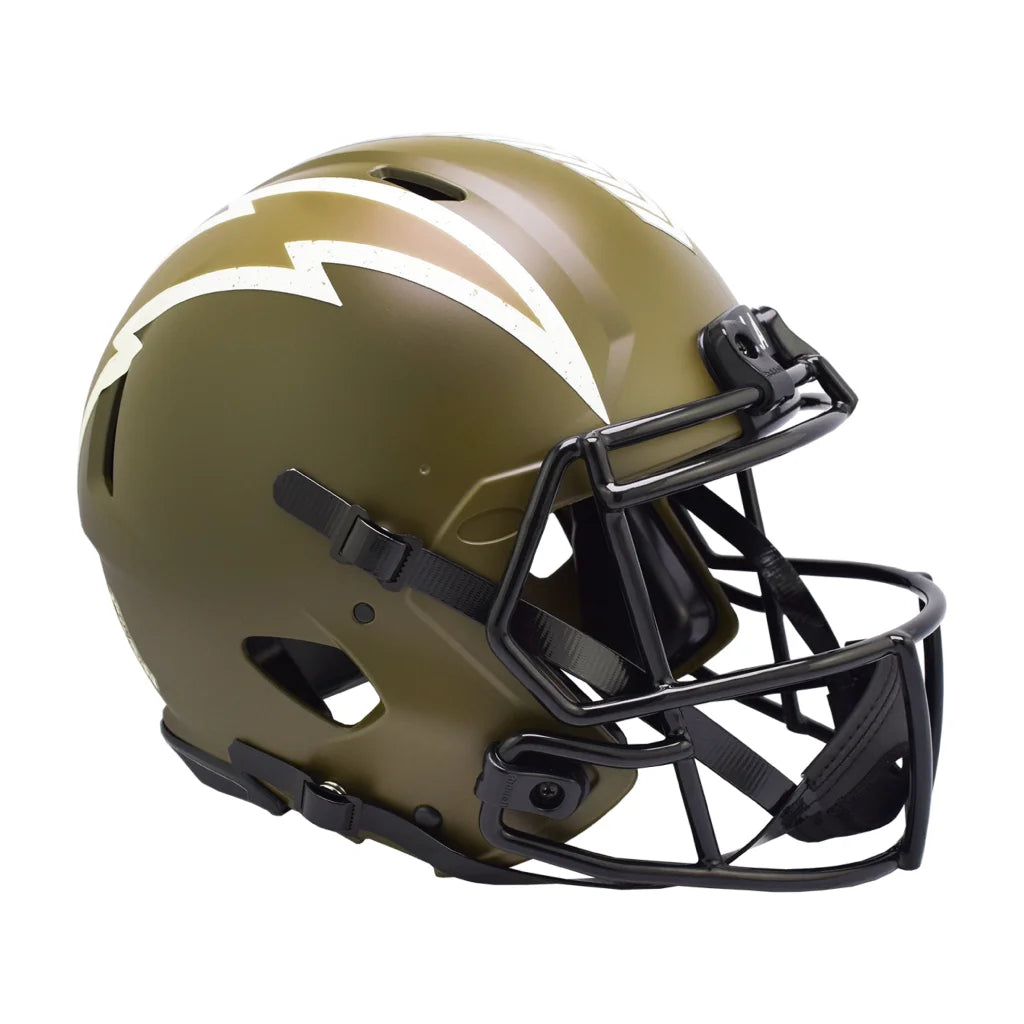 Riddell NFL Salute to Service Lightning Bolt Football Helmet | Creative Sports | vintageantiquesgifts.com