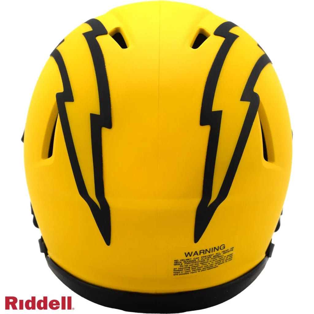 Riddell Rave Speed Mini Football Helmet Features Lightning Bolt | Authentic Sports Collectible | vintageantiquesgifts.com