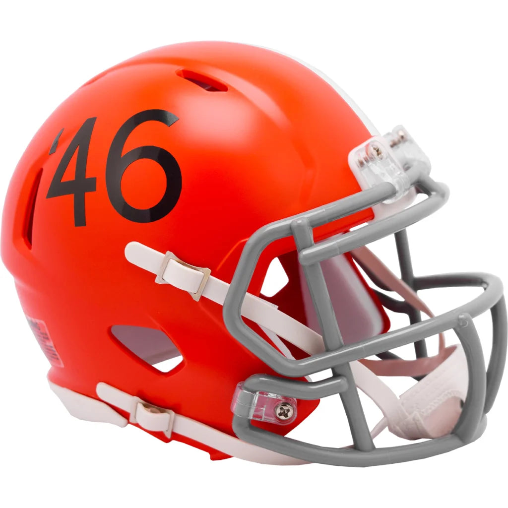Riddell Speed Mini Helmet with Throwback 46 Design | Creative Sports | vintageantiquesgifts.com