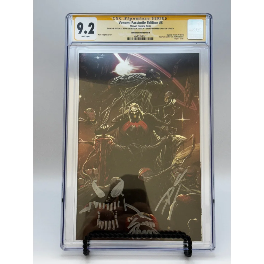 CGC-graded Venom Facsimile #3 by Ryan Stegman and Donny Cates, Unknown Comics exclusive
