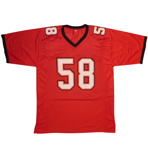 Shaquil Barrett autographed Tampa Bay jersey #58 red with white lettering