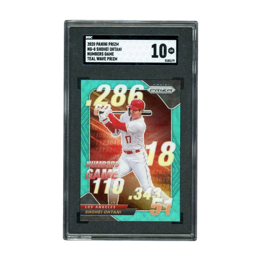 Shohei Ohtani 2023 Panini Prizm SGC 10 Gem Mint Baseball Card