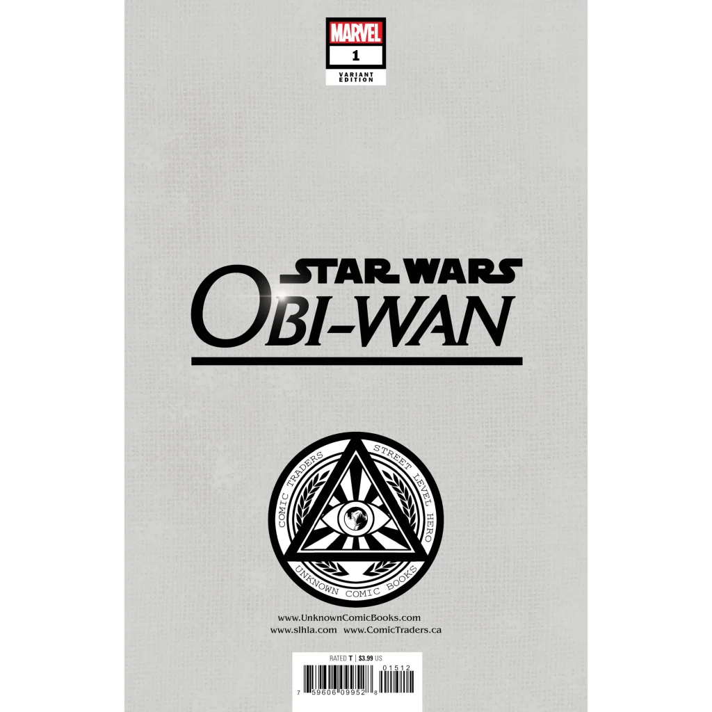 Autographed Star Wars Obi-Wan Kenobi comic cover art by David Nakayama