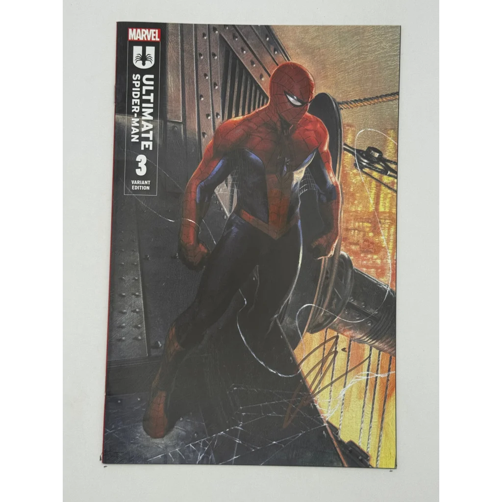 Jonathan Hickman signed Ultimate Spider-Man comic book from Unknown Comics featuring Spider-Man cover