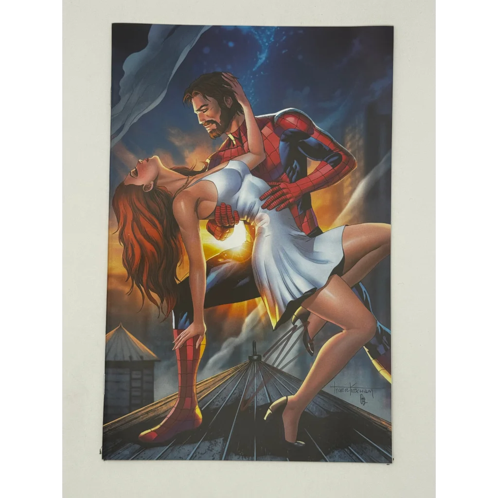 Jonathan Hickman Ultimate Spider-Man dance art print featuring Spider-Man and Mary Jane Watson