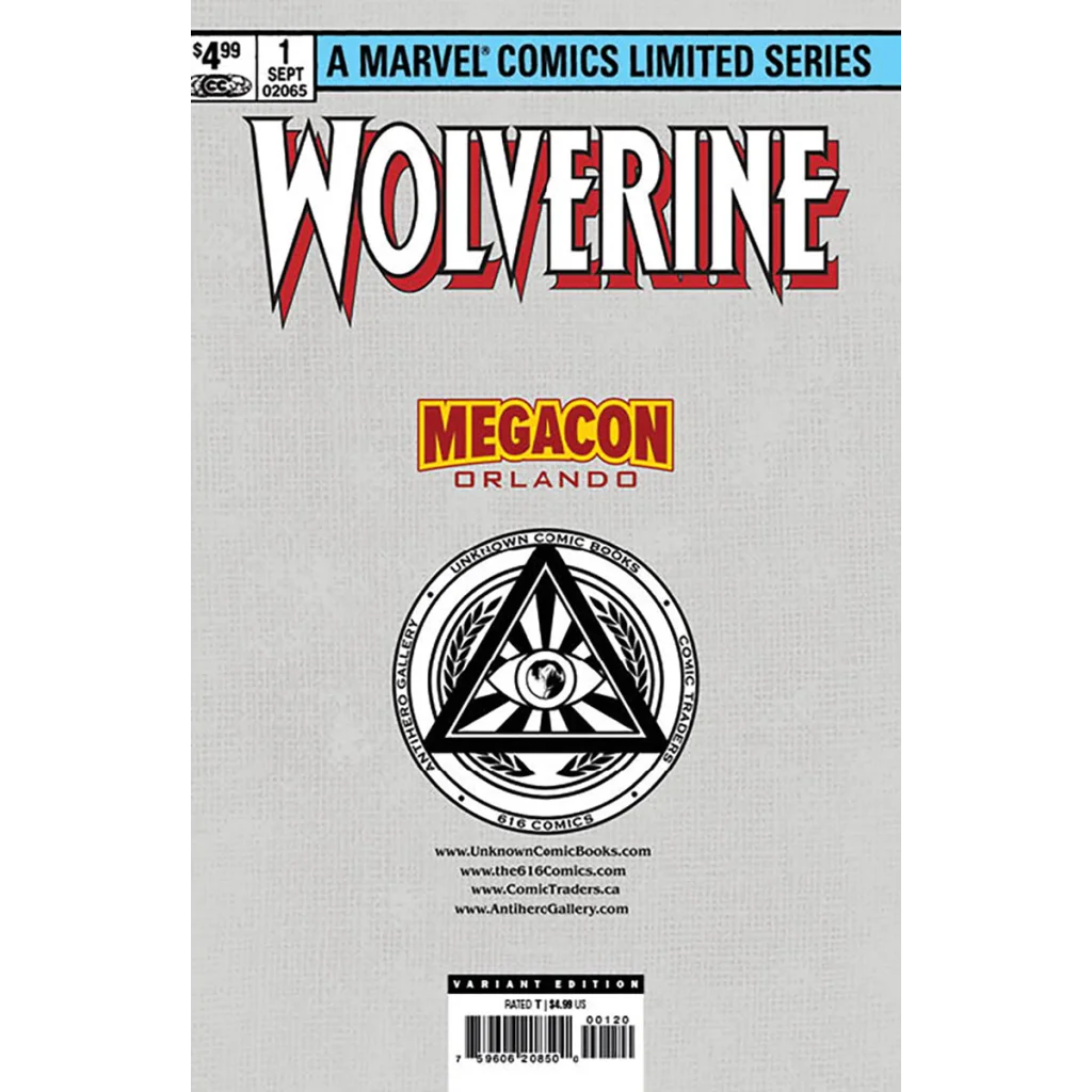 Signed Kaare Andrews Wolverine facsimile edition comic book display image