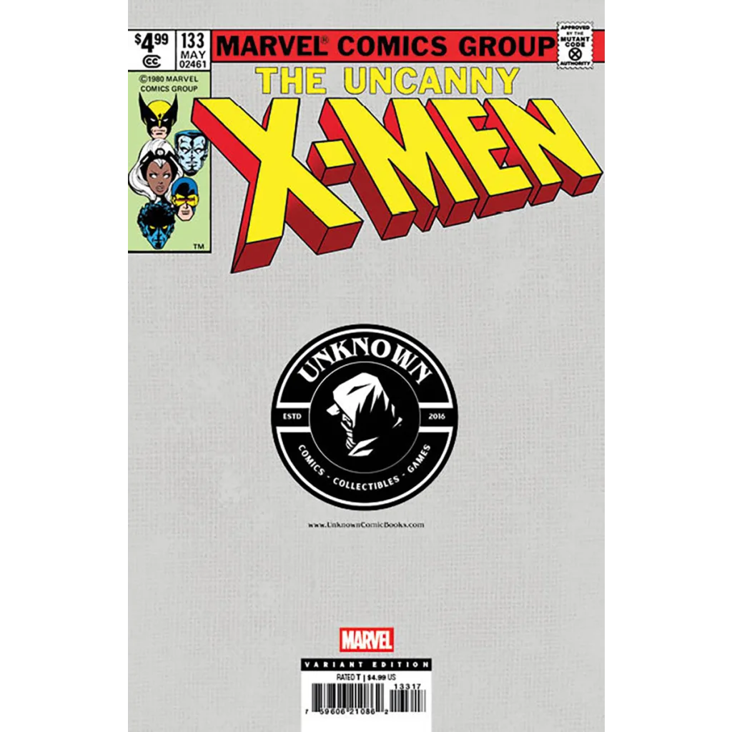 Signed Leirix Uncanny X-Men Facsimile Unknown Comics Exclusive cover