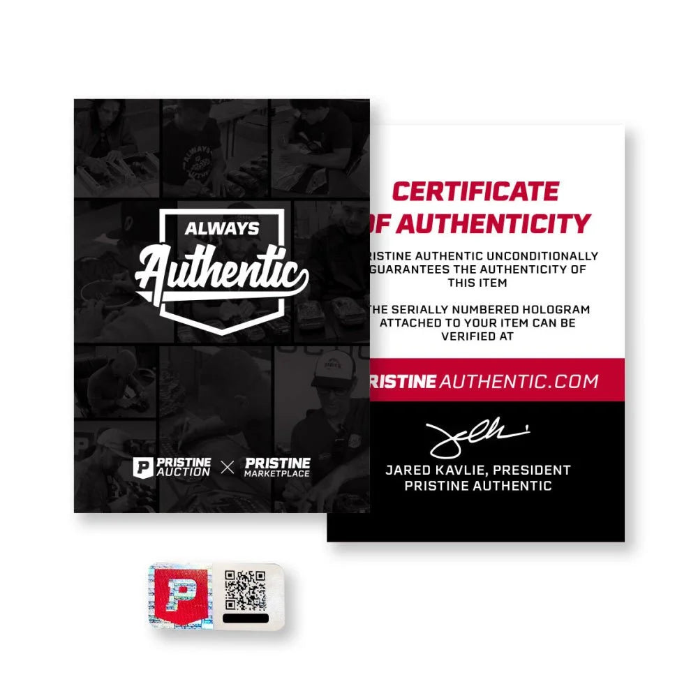 Authenticity certificate for Signed Tom Kenny Funko Pop SpongeBob Rainbow Edition collectible