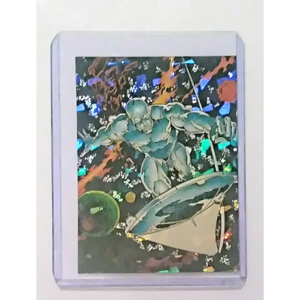 Holographic Silver Surfer Prism Promo Card holder from 1992