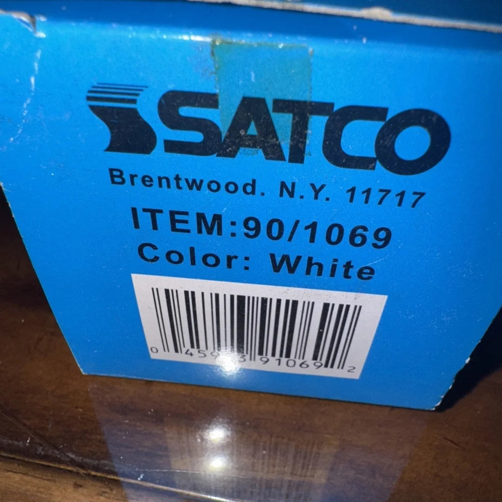 Satco 90/1069 white plastic box for slide lamp dimmer 500W 120V