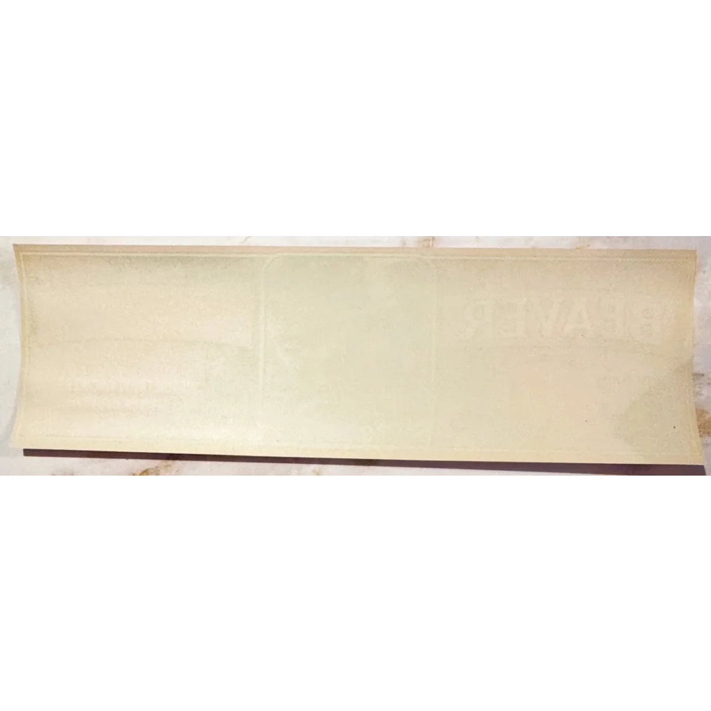 Aged yellowed paper perfect for adding a vintage touch to your Beaver Grape crate label