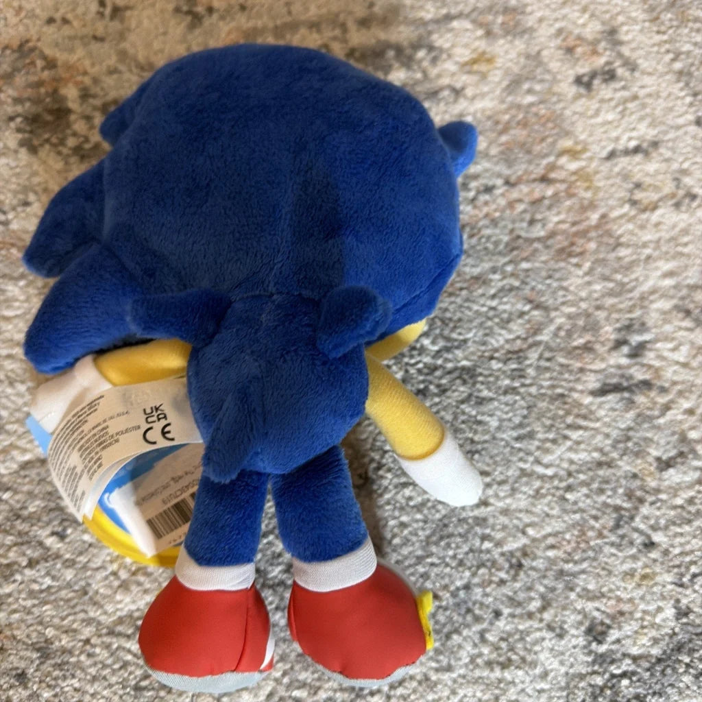 Sonic the Hedgehog 30th Anniversary 9’’ plush doll blue toy NWT