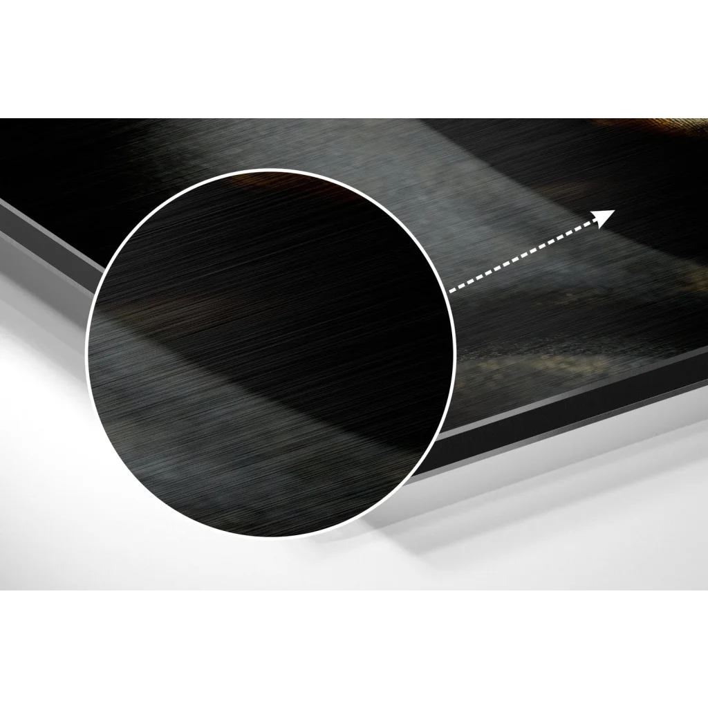 Stunning Brushed Aluminium Dibond Abstract Art Print | Modern Wall Art Decor | vintageantiquesgifts.com