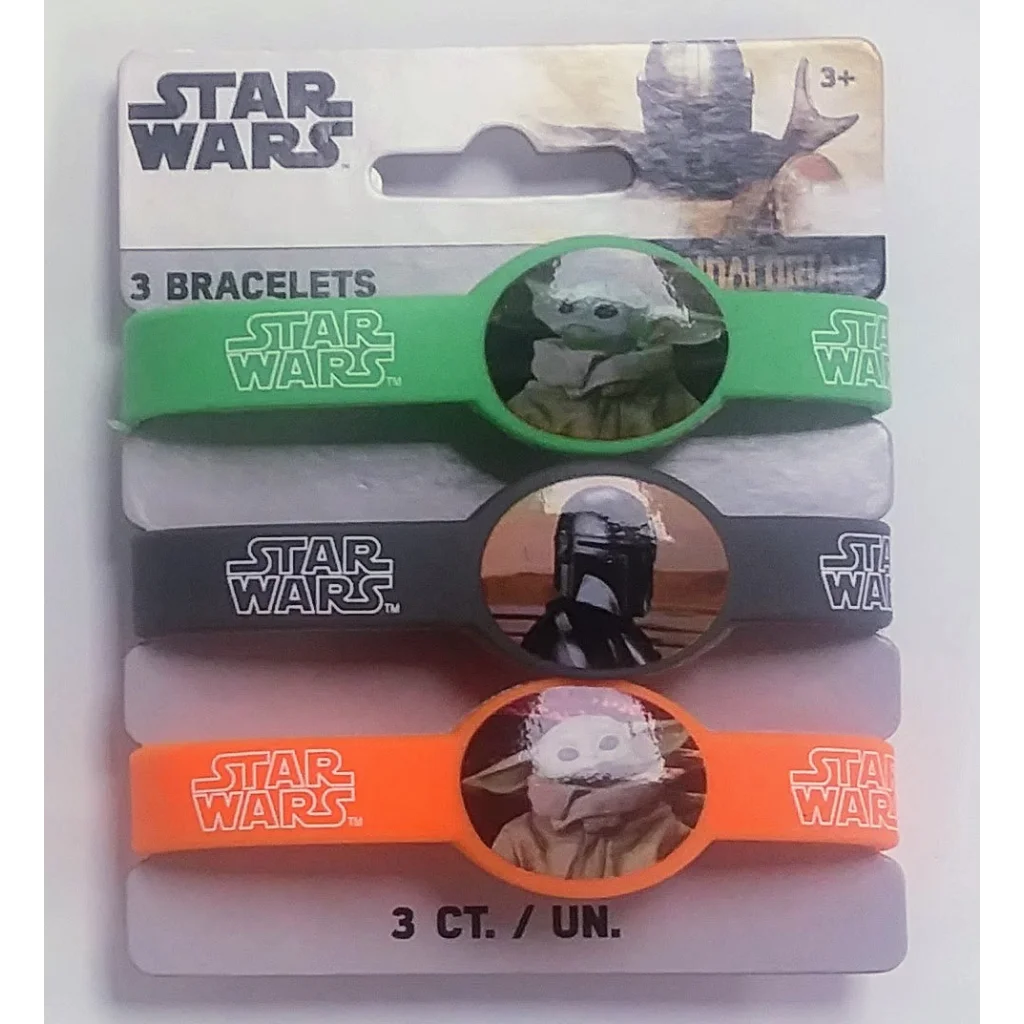 Star Wars bracelet set with 3-pack Child and Boba Fett designs