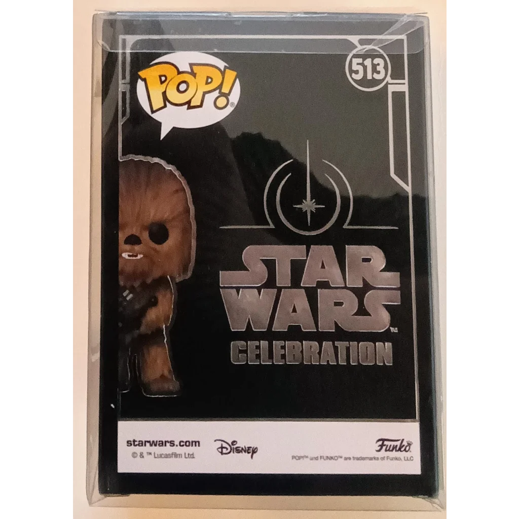 Star Wars Celebration exclusive Chewbacca Funko Pop in packaging