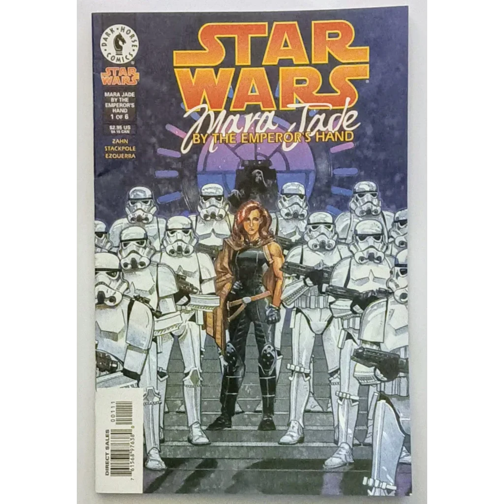 Mara Jade in Star Wars Dark Horse Comics issue 1 debut with stormtroopers