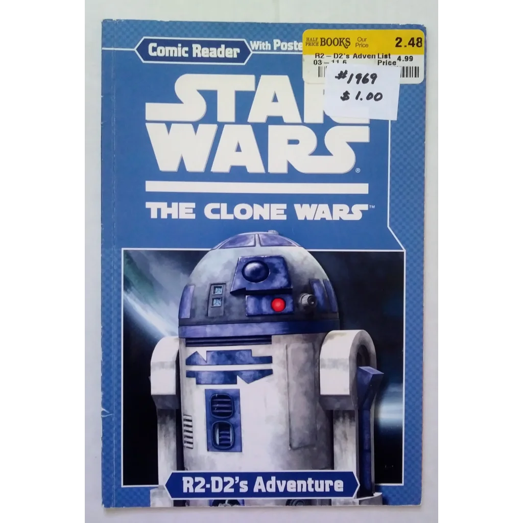 Star Wars R2-D2 adventure comic for young readers with blue cover