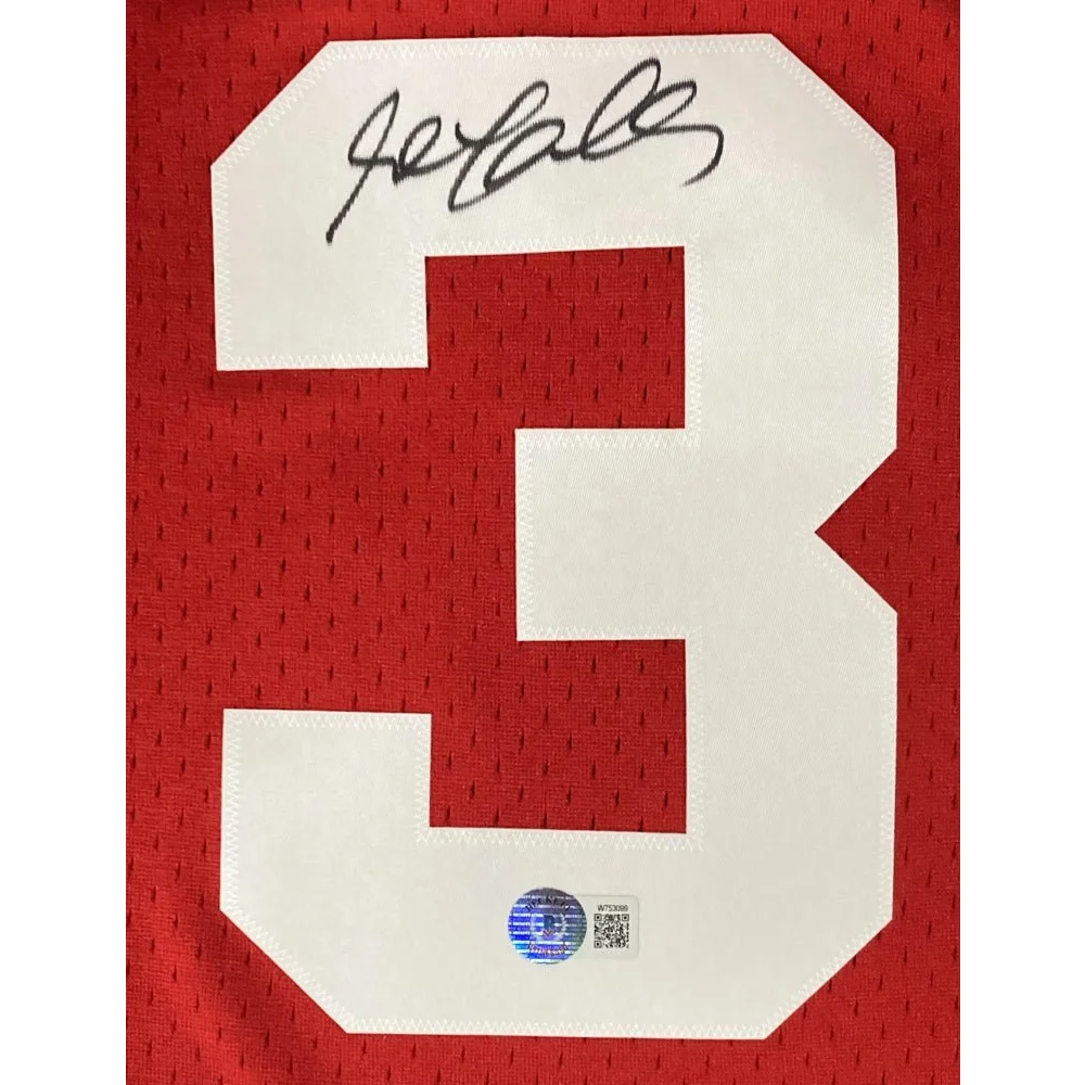 Red Stephon Marbury NBA All Star jersey with embroidered tags, classic Ness jersey style